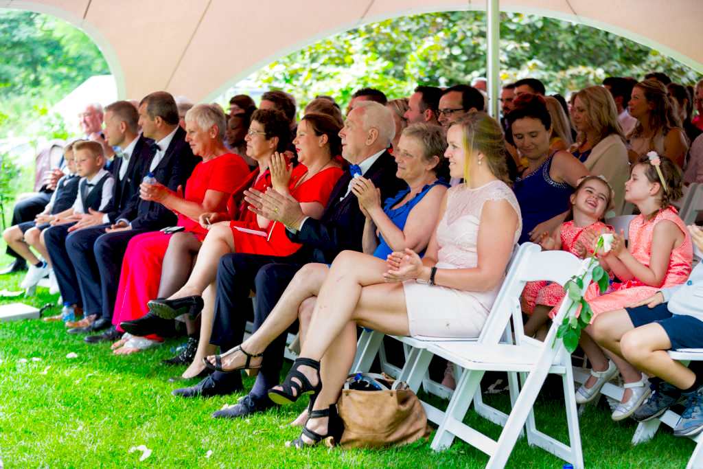 Wedding party at Belgium Garden Wedding