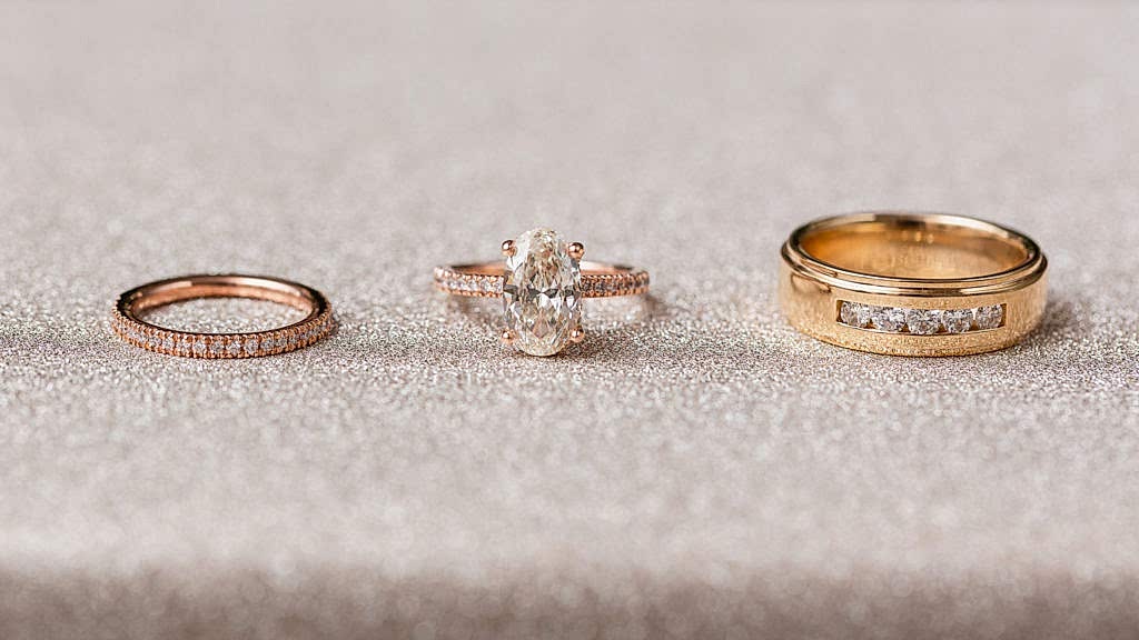 Elegant Montclair Venue Wedding rings