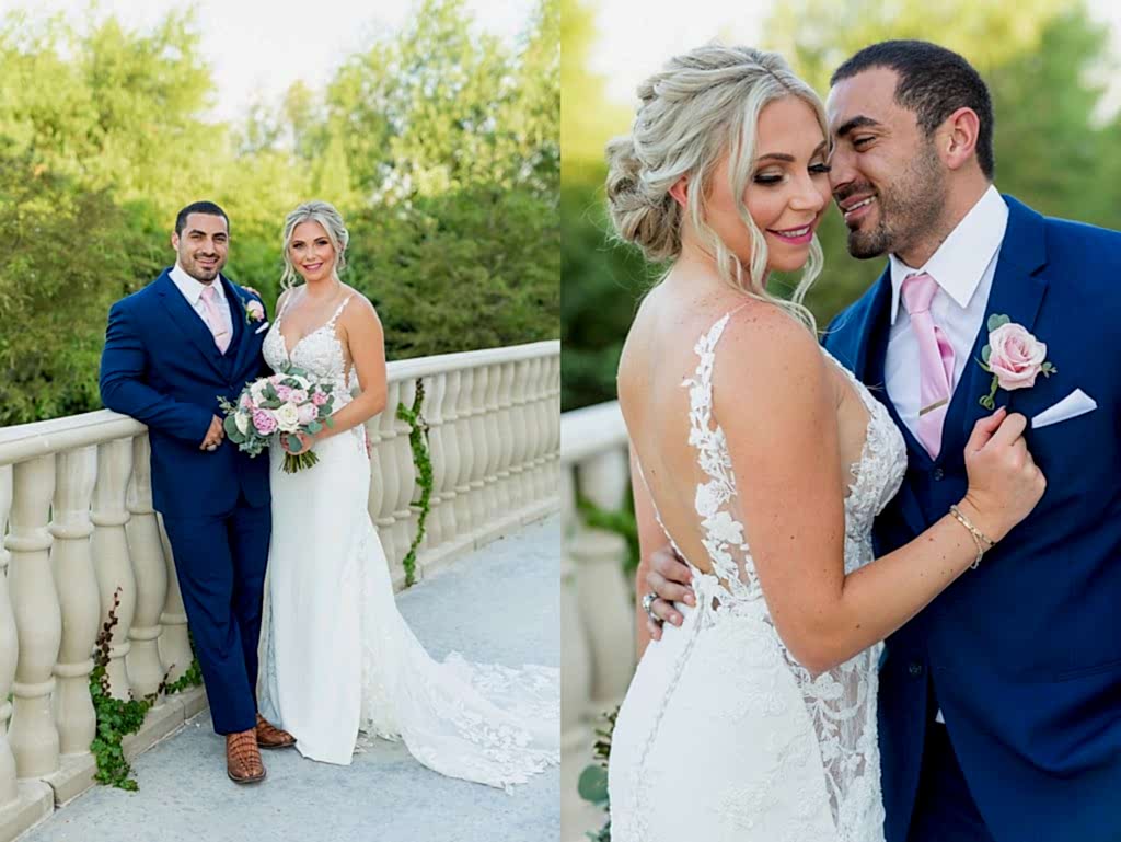 Happy wedding couple