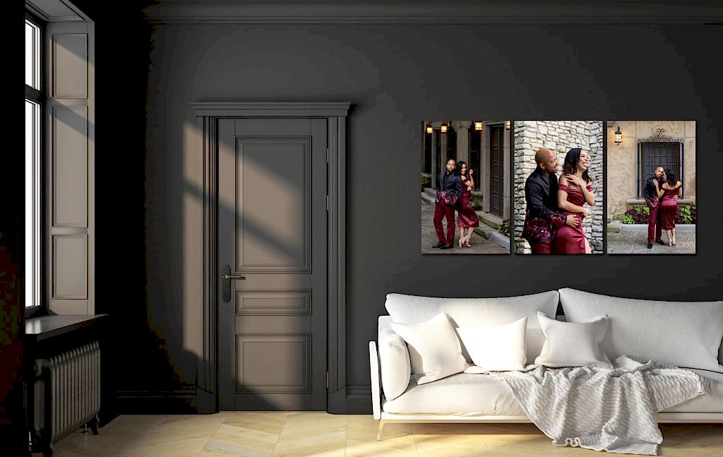 Decorate your home with your engagement images