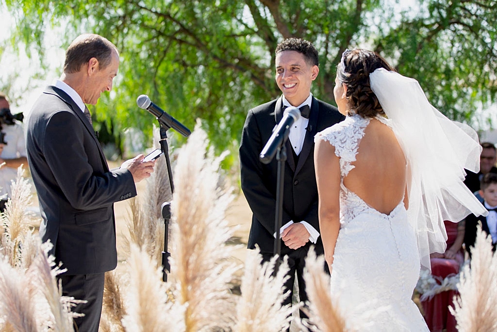 Malibu Estate Wedding ceremony
