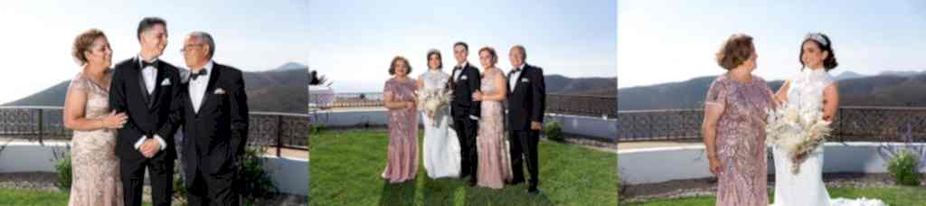 Wedding photography with family