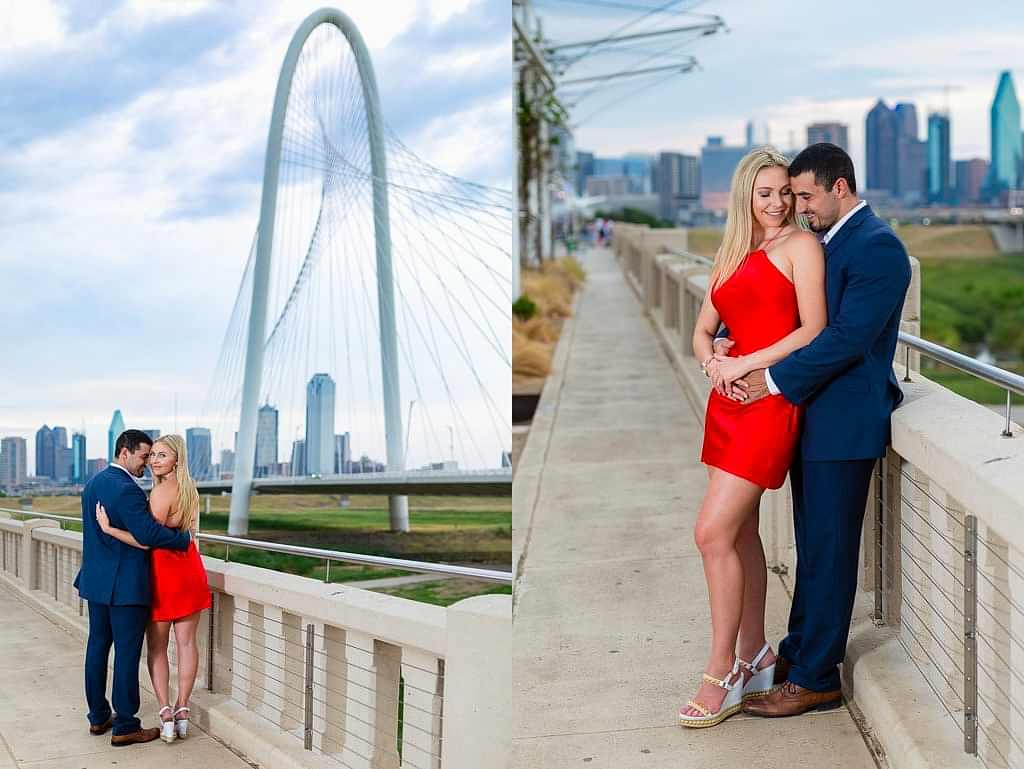 Downtown Dallas Engagement Session Photos