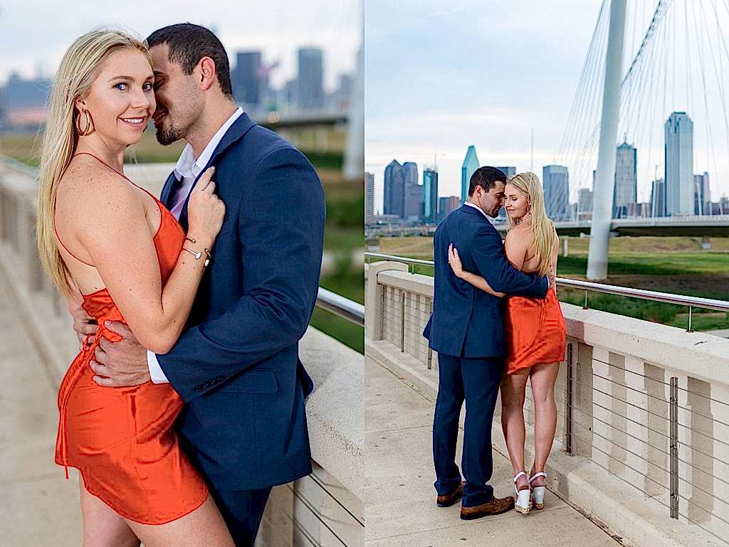 Downtown Dallas Engagement Photos by Stefani Ciotti