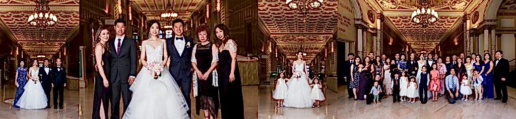 Wedding photos with extended family
