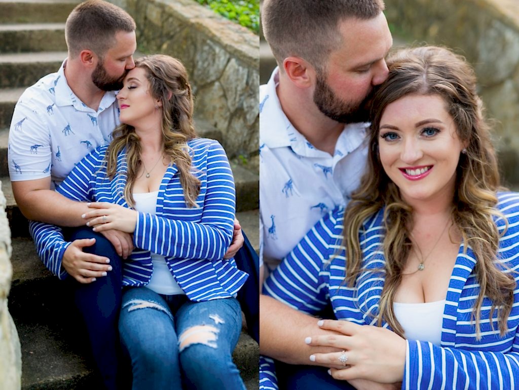Romantic egagement photos