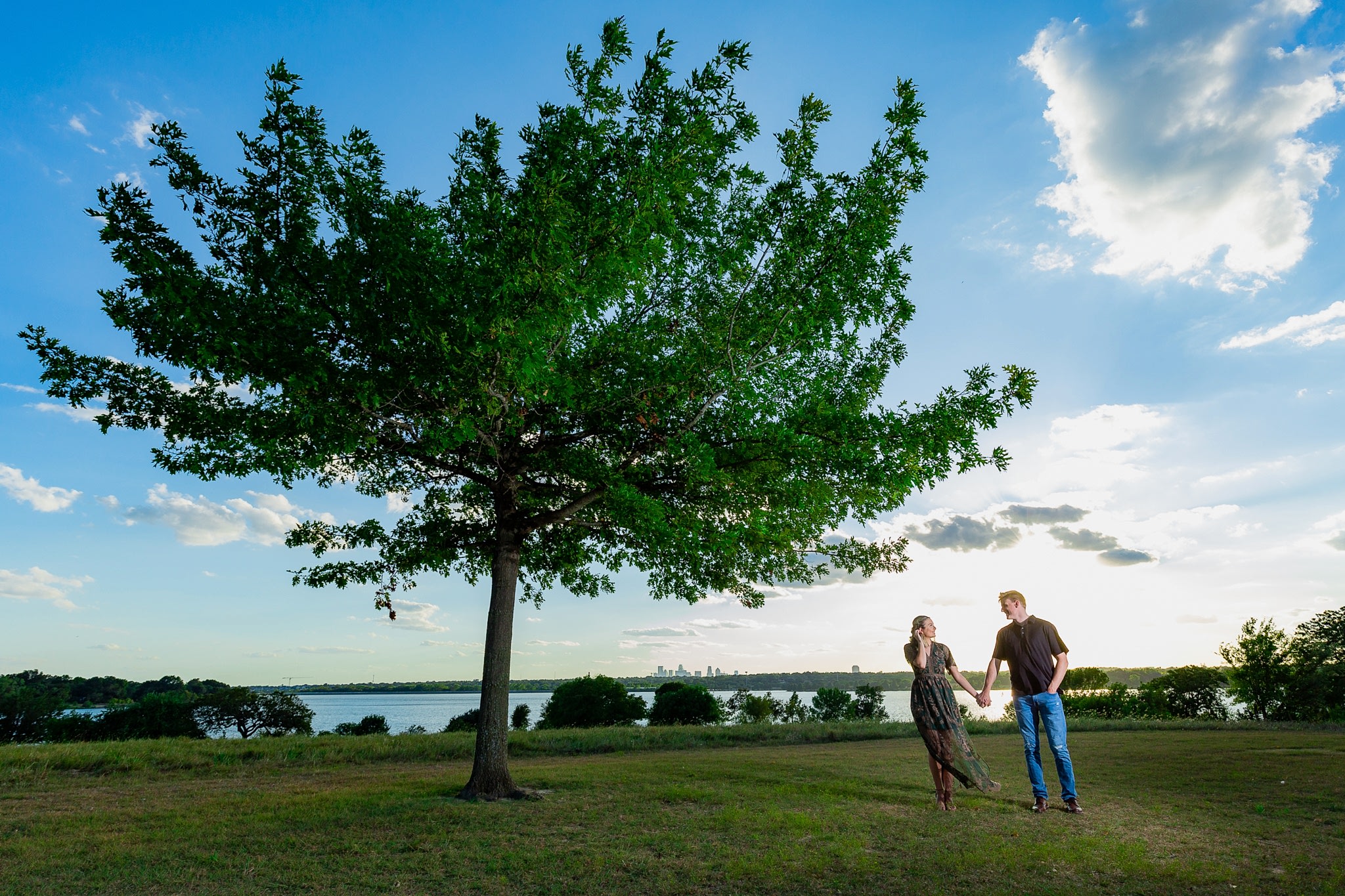 White Rock Lake Engagement Photos