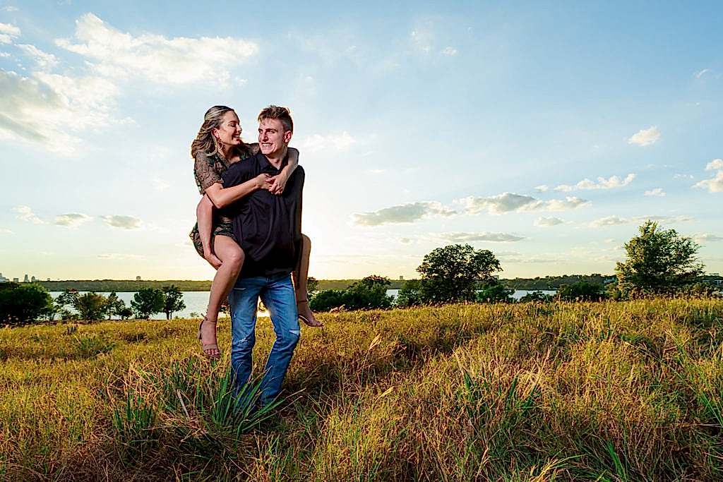 White Rock Lake Engagement Photos