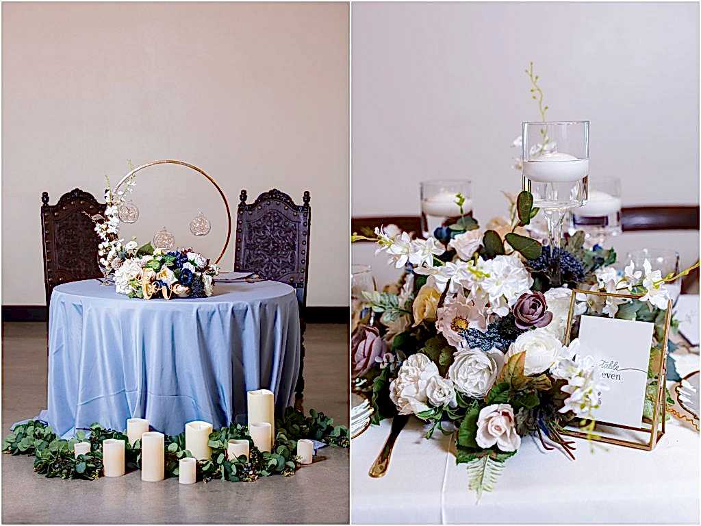 Wedding decor at Stoney Ridge Villa