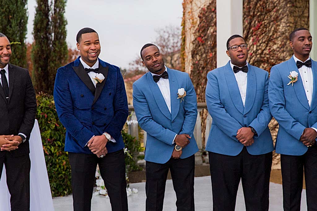 Groom and bestmen