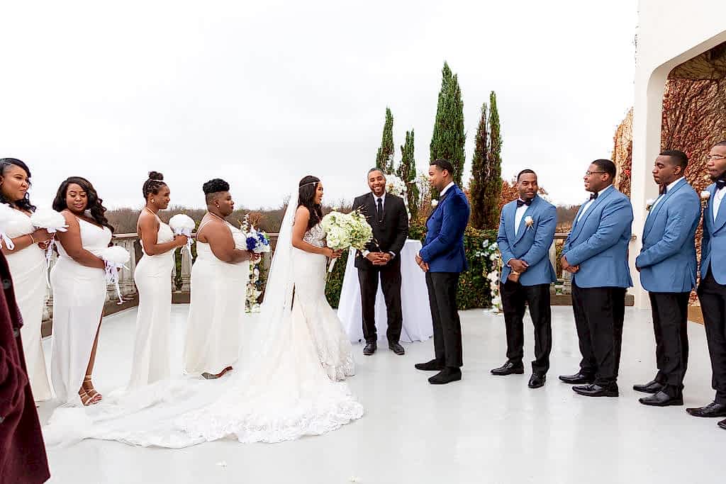Stoney Ridge Villa wedding ceremony