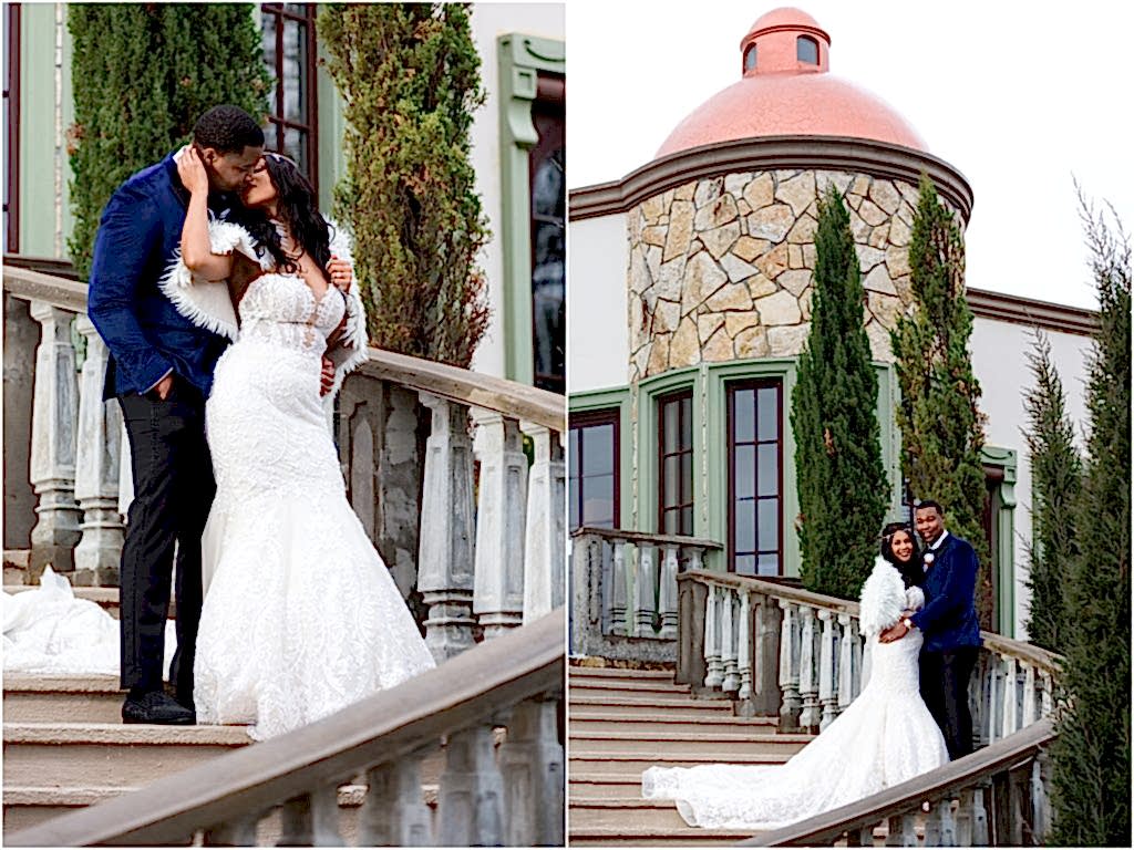 Wedding portraits at Stoney Ridge Villa wedding