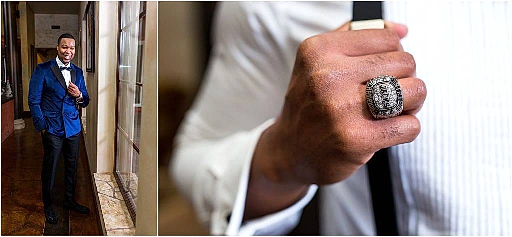 Groom with ring