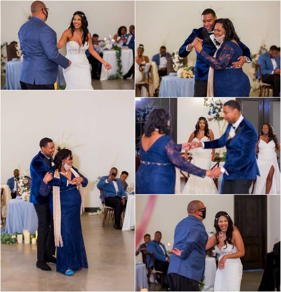 Dancing at wedding reception