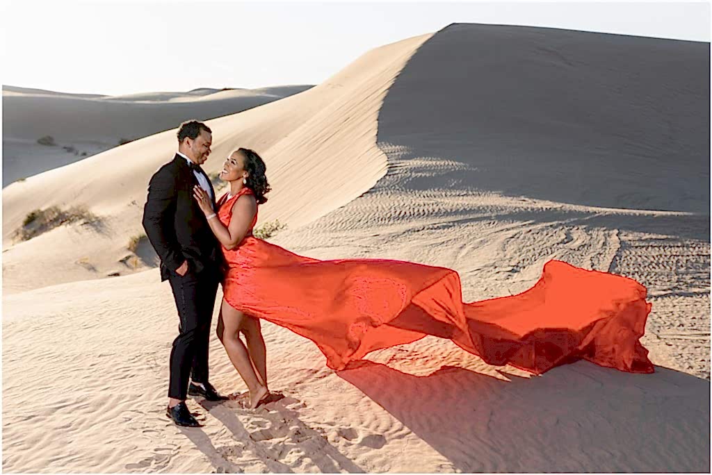 Adventure session in the desert