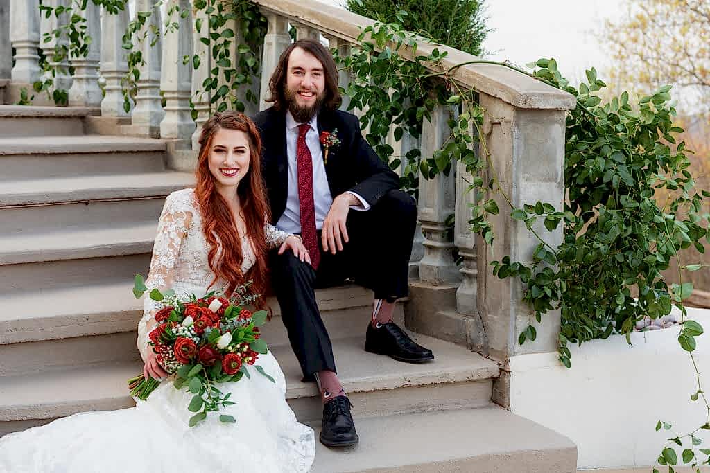 Stoney Ridge Villa romantic wedding in Fort Worth