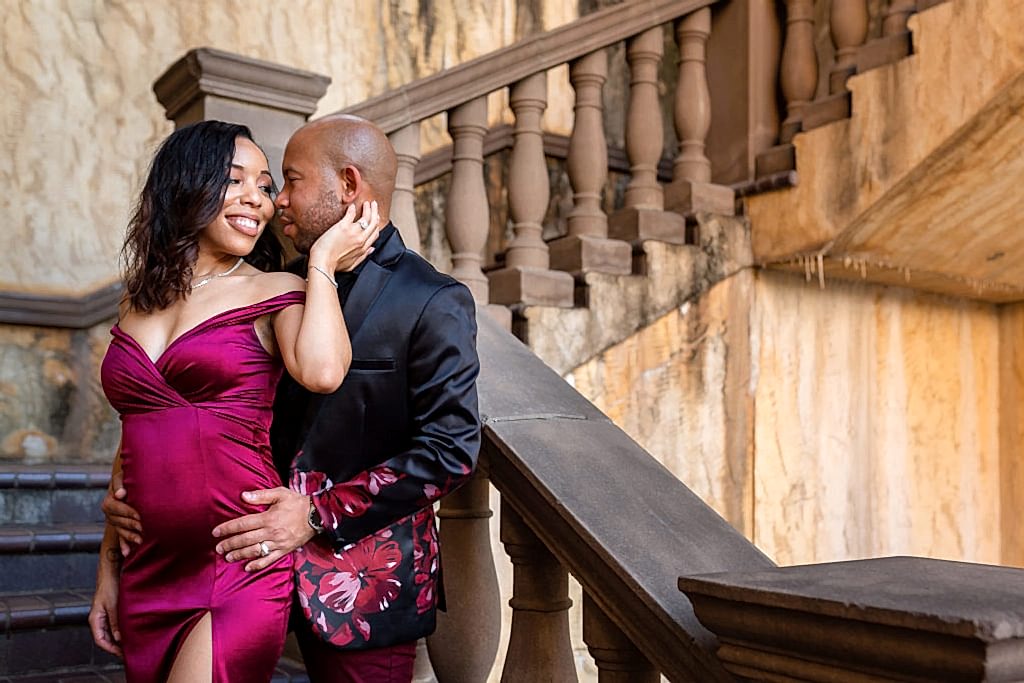 Romantic engagement photoshoot in Dallas