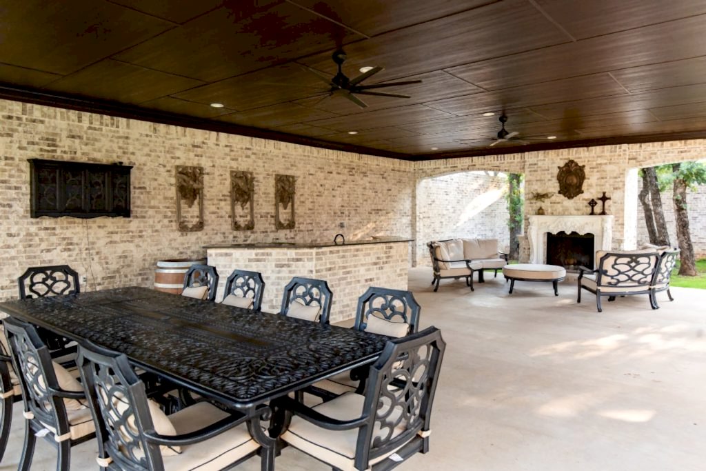 Covered outdoor space