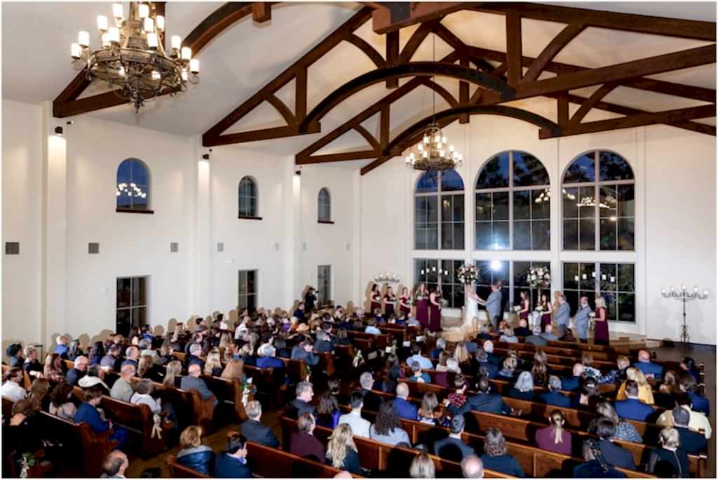 full chapel at ana villa wedding chapel ceremony