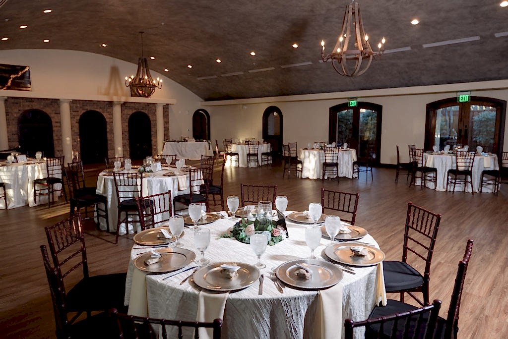 Chapel at Ana Villa's La Cava reception ballroom