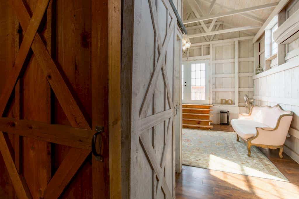 The Big White Barn Bride Room