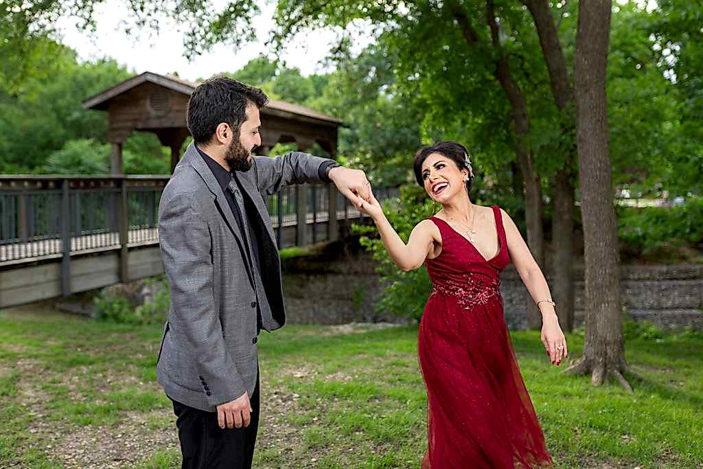 Prairie Creek Park Engagement Photography