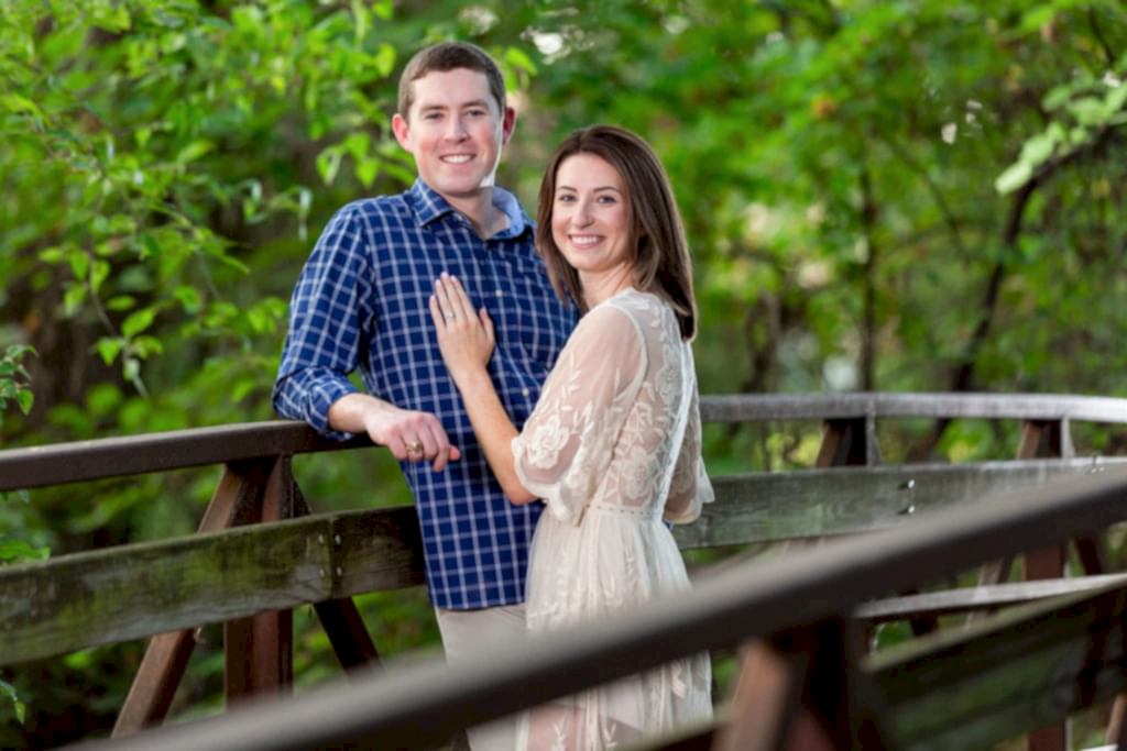 Colleyville Nature Center Engagement Portraits